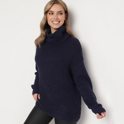 Sweter damski na zimę born2be ze sklepu: born2be.pl w kategorii: Swetry damskie - zdjęcie 054DCF2-170-2564_112257