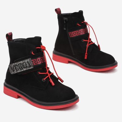 born2be - Buty zimowe dziecięce zimowe ze sklepu: born2be.pl w kategorii: Buty zimowe dziecięce - zdjęcie 054DCF2-170-2564_176341
