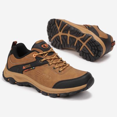 born2be - Buty trekkingowe męskie w stylu boho ze sklepu: born2be.pl w kategorii: Buty trekkingowe męskie - zdjęcie 054DCF2-170-2564_203698