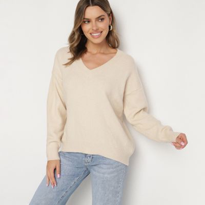 Sweter damski na zimę born2be ze sklepu: born2be.pl w kategorii: Swetry damskie - zdjęcie 054DCF2-170-2564_216088