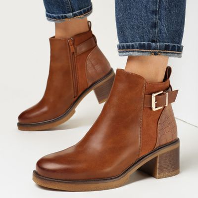 born2be - Botki casual ze sklepu: born2be.pl w kategorii: Botki - zdjęcie 054DCF2-170-2564_217471