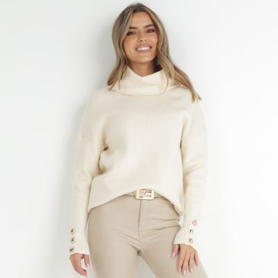 Sweter damski na zimę born2be ze sklepu: born2be.pl w kategorii: Swetry damskie - zdjęcie 054DCF2-170-2564_217983