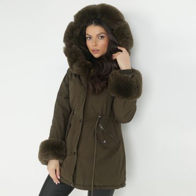 Parka damska na lato born2be ze sklepu: born2be.pl w kategorii: Parki damskie - zdjęcie 054DCF2-170-2564_220123