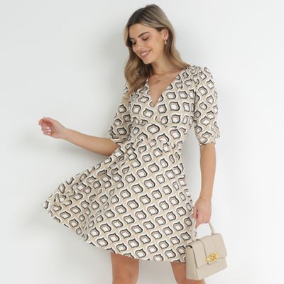 Sukienka casual na wiosnę born2be ze sklepu: born2be.pl w kategorii: Sukienki - zdjęcie 054DCF2-170-2564_232495