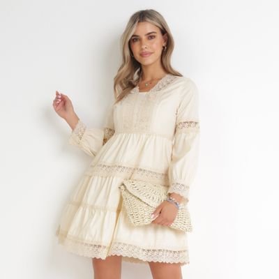 born2be - Sukienka na wiosnę casual ze sklepu: born2be.pl w kategorii: Sukienki - zdjęcie 054DCF2-170-2564_243156