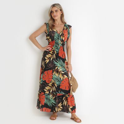 Sukienka na lato kopertowa born2be ze sklepu: born2be.pl w kategorii: Sukienki - zdjęcie 054DCF2-170-2564_243329