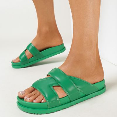Klapki damskie na lato casual born2be ze sklepu: born2be.pl w kategorii: Klapki damskie - zdjęcie 054DCF2-170-2564_244427