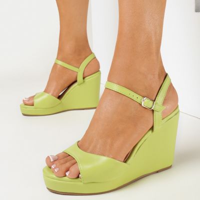 Sandały damskie w nadruki casual born2be ze sklepu: born2be.pl w kategorii: Sandały damskie - zdjęcie 054DCF2-170-2564_248424