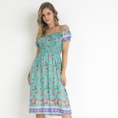 born2be - Sukienka boho ze sklepu: born2be.pl w kategorii: Sukienki - zdjęcie 054DCF2-170-2564_251245