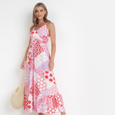 born2be - Sukienka boho ze sklepu: born2be.pl w kategorii: Sukienki - zdjęcie 054DCF2-170-2564_255040