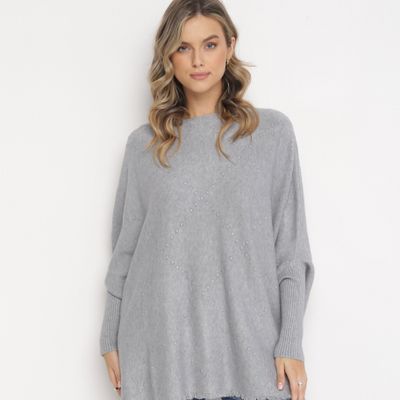 Sweter damski casualowy born2be ze sklepu: born2be.pl w kategorii: Swetry damskie - zdjęcie 054DCF2-170-2564_260578
