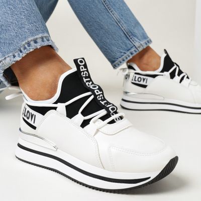 born2be - Buty sportowe damskie casualowe ze sklepu: born2be.pl w kategorii: Buty sportowe damskie - zdjęcie 054DCF2-170-2564_260946