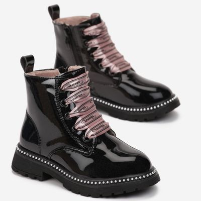Buty zimowe dziecięce z nadrukami born2be ze sklepu: born2be.pl w kategorii: Buty zimowe dziecięce - zdjęcie 054DCF2-170-2564_266024