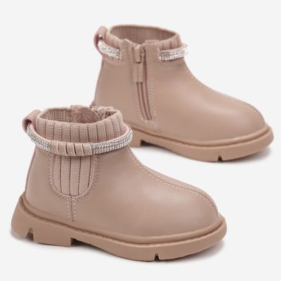 Buty zimowe dziecięce casualowy na zimę born2be ze sklepu: born2be.pl w kategorii: Buty zimowe dziecięce - zdjęcie 054DCF2-170-2564_266030