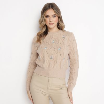 Sweter damski na zimę born2be ze sklepu: born2be.pl w kategorii: Swetry damskie - zdjęcie 054DCF2-170-2564_269490
