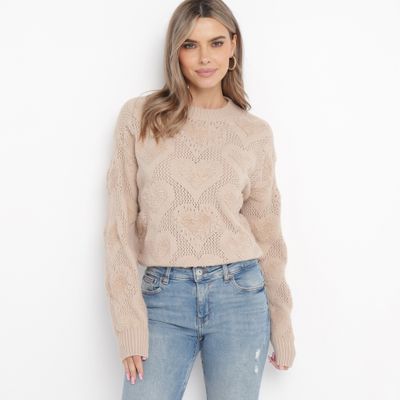 Sweter damski na zimę born2be ze sklepu: born2be.pl w kategorii: Swetry damskie - zdjęcie 054DCF2-170-2564_269494