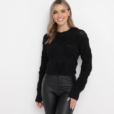 born2be - Sweter damski casualowy zimowy ze sklepu: born2be.pl w kategorii: Swetry damskie - zdjęcie 054DCF2-170-2564_269503