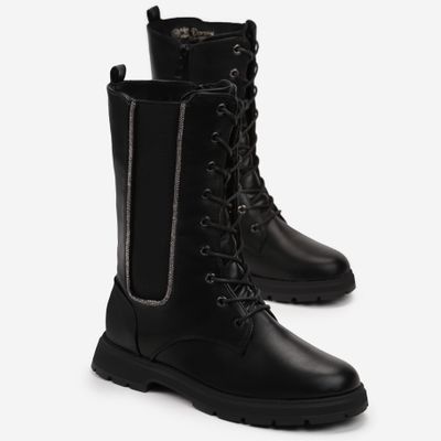 born2be - Buty zimowe dziecięce na zimę ze sklepu: born2be.pl w kategorii: Buty zimowe dziecięce - zdjęcie 054DCF2-170-2564_269743