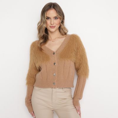 Sweter damski na zimę born2be ze sklepu: born2be.pl w kategorii: Swetry damskie - zdjęcie 054DCF2-170-2564_278168