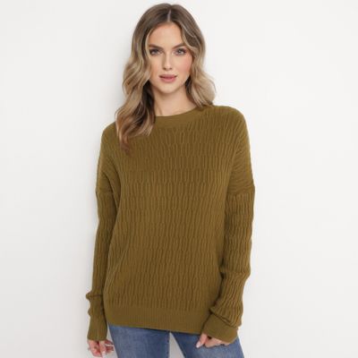Sweter damski na zimę born2be ze sklepu: born2be.pl w kategorii: Swetry damskie - zdjęcie 054DCF2-170-2564_278925