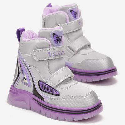 born2be - Buty zimowe dziecięce zimowe ze sklepu: born2be.pl w kategorii: Buty zimowe dziecięce - zdjęcie 054DCF2-170-2564_278979