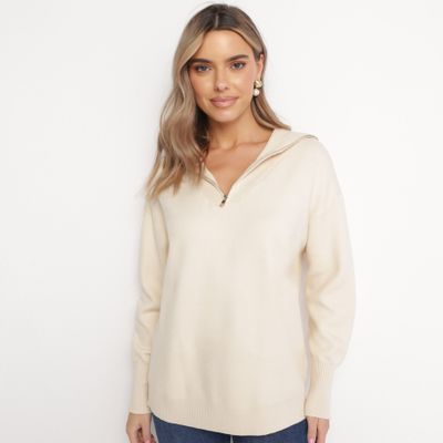 Sweter damski na zimę born2be ze sklepu: born2be.pl w kategorii: Swetry damskie - zdjęcie 054DCF2-170-2564_280842