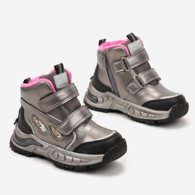 born2be - Buty zimowe dziecięce zimowe ze sklepu: born2be.pl w kategorii: Buty zimowe dziecięce - zdjęcie 054DCF2-170-2564_285015