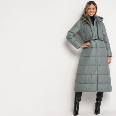 Płaszcz damski casual born2be ze sklepu: born2be.pl w kategorii: Płaszcze damskie - zdjęcie 054DCF2-170-2564_288613