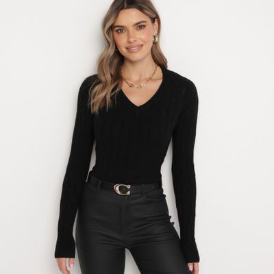 Sweter damski na zimę born2be ze sklepu: born2be.pl w kategorii: Swetry damskie - zdjęcie 054DCF2-170-2564_289761