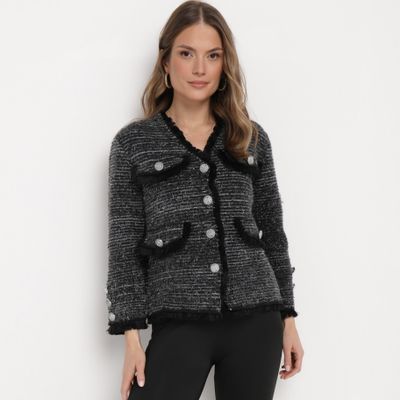 Sweter damski na zimę born2be ze sklepu: born2be.pl w kategorii: Swetry damskie - zdjęcie 054DCF2-170-2564_298149