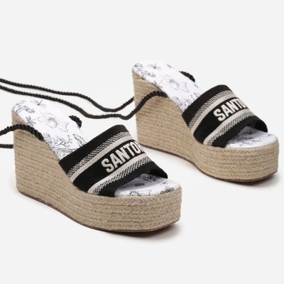 Espadryle damskie z nadrukami born2be ze sklepu: born2be.pl w kategorii: Espadryle damskie - zdjęcie 054DCF2-170-2564_303512