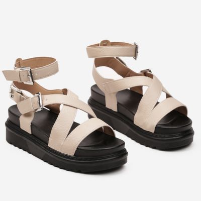 Sandały damskie casual wiosenne born2be ze sklepu: born2be.pl w kategorii: Sandały damskie - zdjęcie 054DCF2-170-2564_307643
