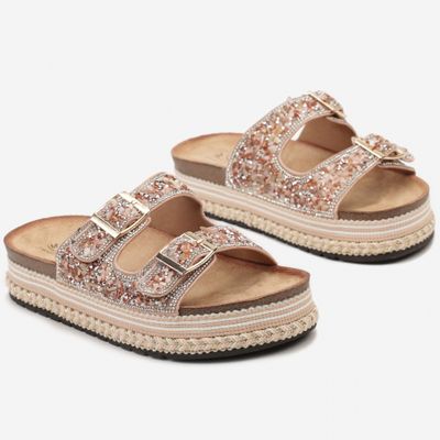 Klapki damskie boho born2be ze sklepu: born2be.pl w kategorii: Klapki damskie - zdjęcie 054DCF2-170-2564_308724