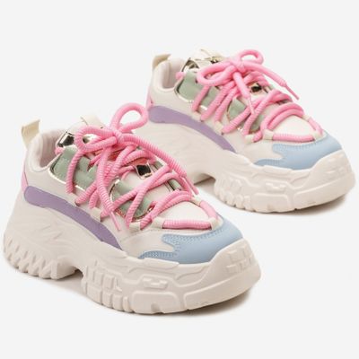 Buty sportowe damskie młodzieżowe born2be ze sklepu: born2be.pl w kategorii: Buty sportowe damskie - zdjęcie 054DCF2-170-2564_308748