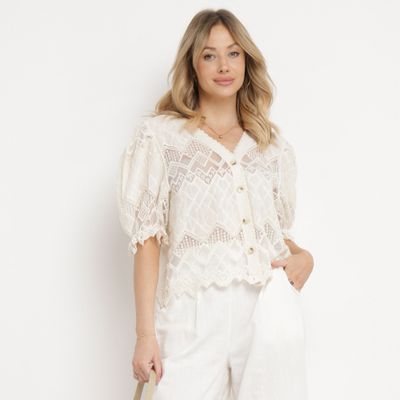 Bluzka damska na zimę born2be ze sklepu: born2be.pl w kategorii: Bluzki damskie - zdjęcie 054DCF2-170-2564_309335