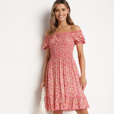 Sukienka w stylu boho na wiosnę born2be ze sklepu: born2be.pl w kategorii: Sukienki - zdjęcie 054DCF2-170-2564_314470