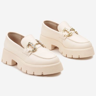 Mokasyny jesienne born2be ze sklepu: born2be.pl w kategorii: Mokasyny damskie - zdjęcie 054DCF2-170-2564_317325