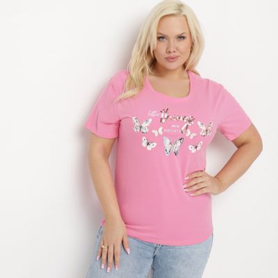 Bluzka damska młodzieżowa na wiosnę born2be ze sklepu: born2be.pl w kategorii: Bluzki damskie - zdjęcie 054DCF2-170-2564_323918