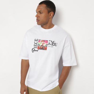 T-shirt męski na lato born2be ze sklepu: born2be.pl w kategorii: T-shirty męskie - zdjęcie 054DCF2-170-2564_324769