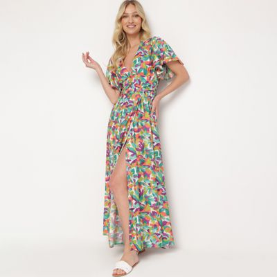 Sukienka w stylu boho born2be ze sklepu: born2be.pl w kategorii: Sukienki - zdjęcie 054DCF2-170-2564_324987