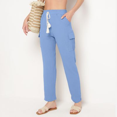 Spodnie damskie casual na wiosnę born2be ze sklepu: born2be.pl w kategorii: Spodnie damskie - zdjęcie 054DCF2-170-2564_325303