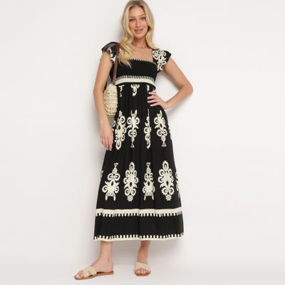 Sukienka w stylu boho born2be ze sklepu: born2be.pl w kategorii: Sukienki - zdjęcie 054DCF2-170-2564_327050