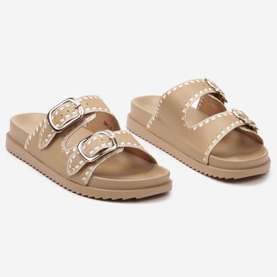 Klapki damskie na wiosnę born2be ze sklepu: born2be.pl w kategorii: Klapki damskie - zdjęcie 054DCF2-170-2564_328271