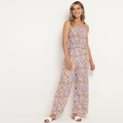 Kombinezon damski w stylu boho born2be ze sklepu: born2be.pl w kategorii: Kombinezony damskie - zdjęcie 054DCF2-170-2564_329277