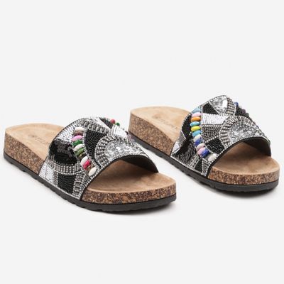 Klapki damskie na lato born2be ze sklepu: born2be.pl w kategorii: Klapki damskie - zdjęcie 054DCF2-170-2564_330004