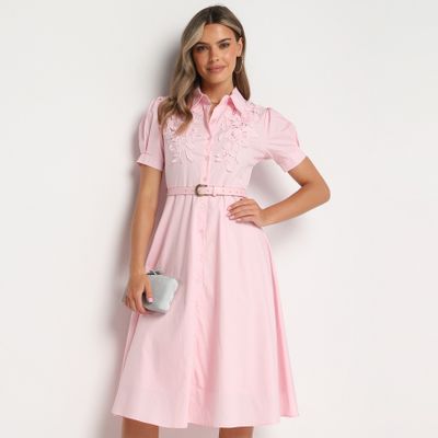 Sukienka casual na wiosnę born2be ze sklepu: born2be.pl w kategorii: Sukienki - zdjęcie 054DCF2-170-2564_333347