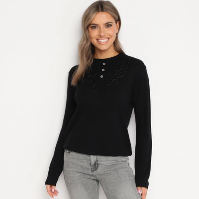 Sweter damski na zimę born2be ze sklepu: born2be.pl w kategorii: Swetry damskie - zdjęcie 054DCF2-170-2564_342514