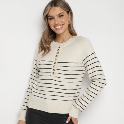 born2be - Sweter damski na zimę ze sklepu: born2be.pl w kategorii: Swetry damskie - zdjęcie 054DCF2-170-2564_343606