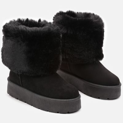 Śniegowce damskie casual born2be ze sklepu: born2be.pl w kategorii: Śniegowce damskie - zdjęcie 054DCF2-170-2564_344908