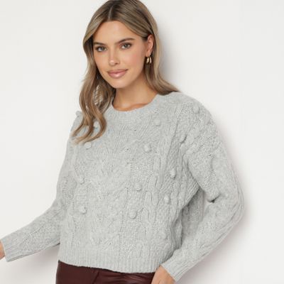 Sweter damski na zimę born2be ze sklepu: born2be.pl w kategorii: Swetry damskie - zdjęcie 054DCF2-170-2564_348417